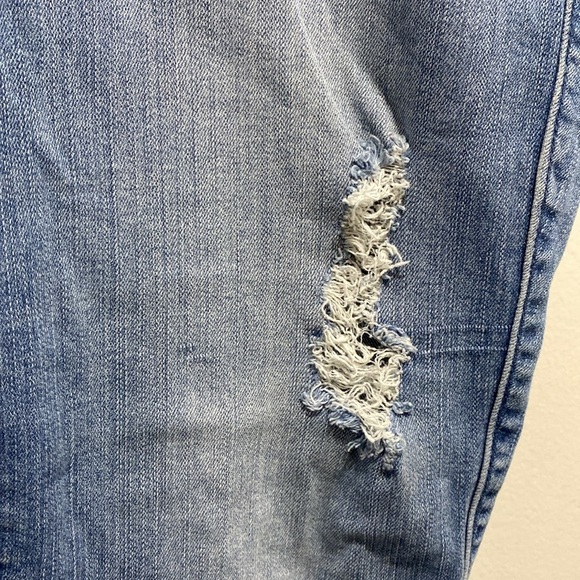 Torrid Premium Stretch Ultra Skinny Distressed Blue Jeans Size 18R - Picture 4 of 5